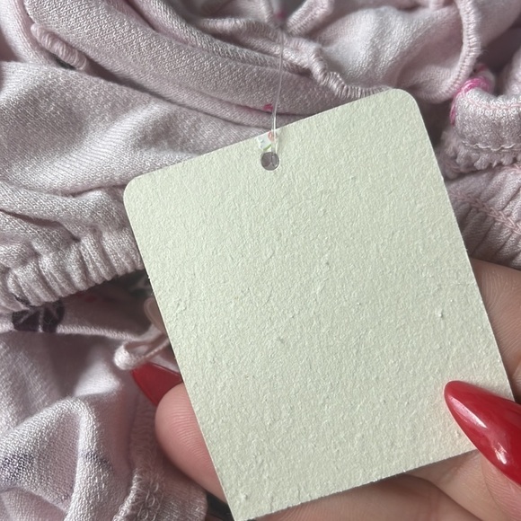 Free People Lana Off Shoulder Tunic Floral Size XS | MSRP $98 OB938678 Pink NWT - Picture 9 of 9